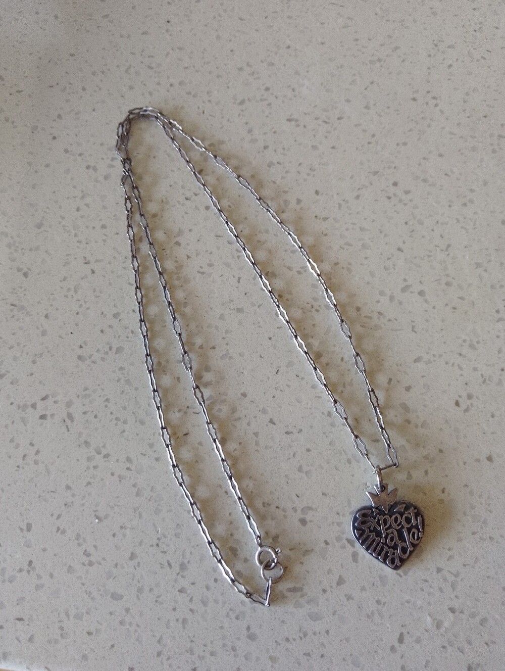 James Avery Expect A Miracle Necklace
